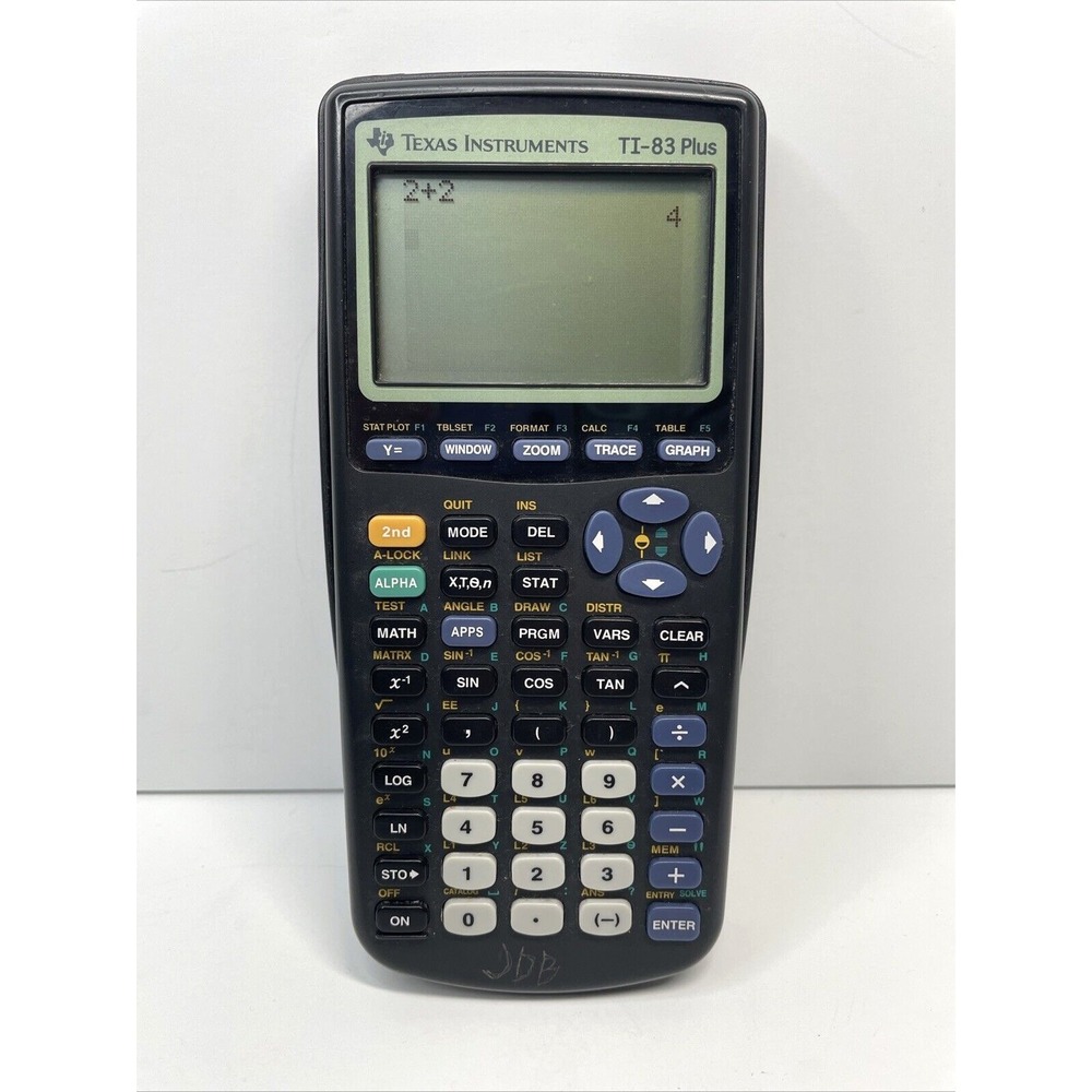 Texas Instruments TI-83 Plus Scientific Graphing Calculator with Lid Tested